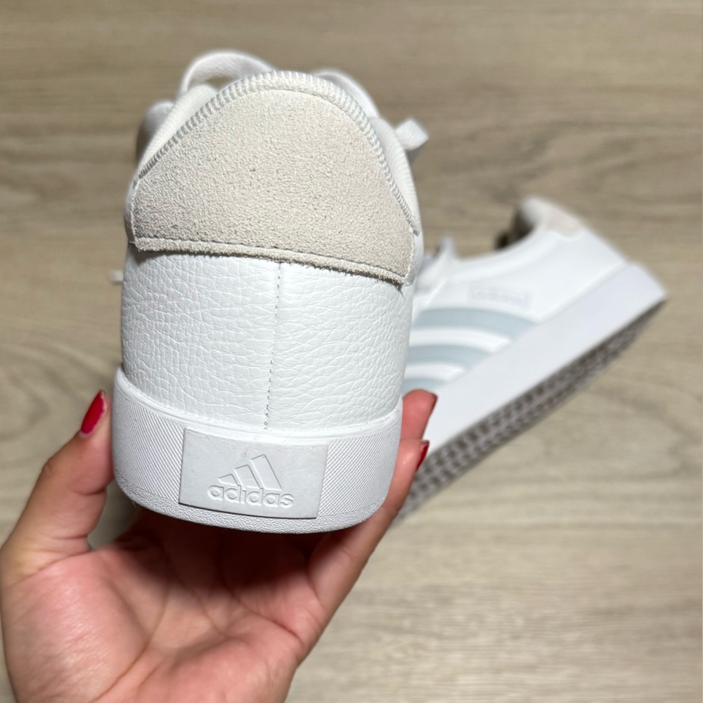 Adidas White and Light Gray Casual Shoes - Picture 4 of 7